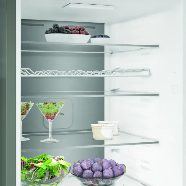 Hotpoint HPK26413XR6UKE 59.5cm 70/30 Fridge Freezer - Black Steel