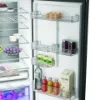 Hotpoint HPK26413XR6UKE 59.5cm 70/30 Fridge Freezer - Black Steel