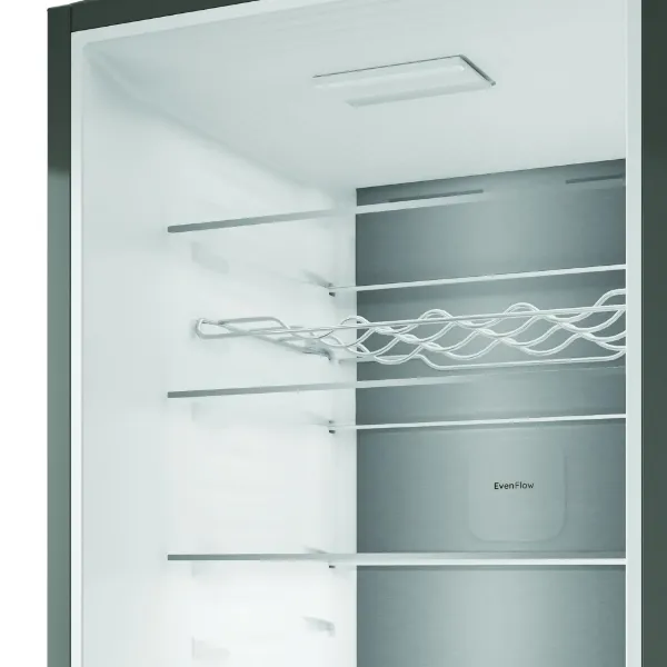 Hotpoint HPK26413XR6UKE 59.5cm 70/30 Fridge Freezer - Black Steel