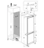 Hotpoint HPK25292B4UK 54cm 70/30 Integrated Fridge Freezer - White
