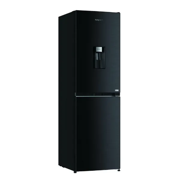 Hotpoint HPKF3241WXR4UK 54.5cm 50/50 Fridge Freezer - Black Steel