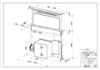 Faber Fabula Plus EV8+ BK A90 90cm White/Stainless Steel Downdraft Cooker Hood_dimensions