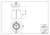 Faber Beat White Matt 45cm Island Cooker Hood_diagram