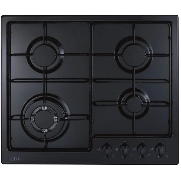 CDA HG6251BL 4 Zone Gas Hob_Top View
