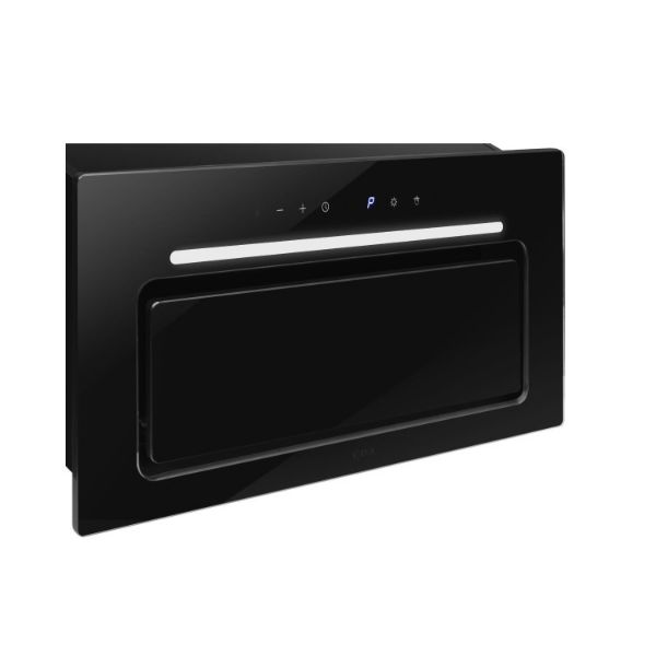 CDA CCG60BL Canopy Cooker Hood_Angled View