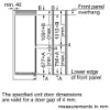 Siemens KI86NVSE0G 177.2 x 54.1 cm Built-in fridge-freezer with freezer at the bottom