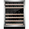 CDA CFWC604SS 60cm Freestanding Undercounter Dual Zone Wine Cooler_Front View