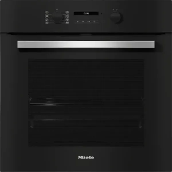 Miele H2766-1BPAirFryOven 76L Built-In Electric Single Oven - Obsidian Black - A+ Rated_main