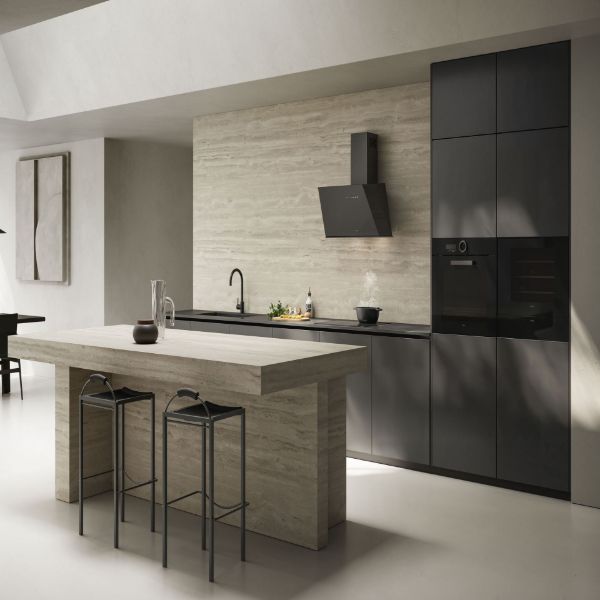 Elica JUST-DRY-MAT-80 Wall Mounted Hood - Matt Black _view