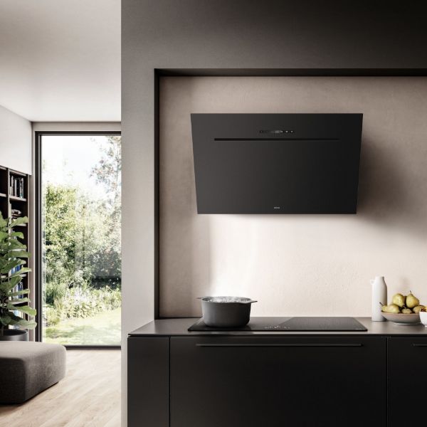 Elica RIFT-AT-80 Angled Hood - Matt Black_view