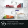 AEG NSC7T185ES 54.6cm 50/50 Built In Frost Free Fridge Freezer