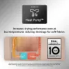 LG Series 10 AI Direct Drive WHX9516TBC - 11 kg Autodose Heat Pump Washer Dryer - Black