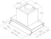 Elica BOXN-LX-ED-B120 120cm Wide Integrated Hood - Stainless Steel - A Rated_diagram