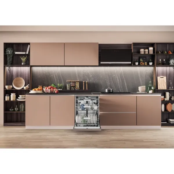 Hotpoint H7FHP43XUK Dishwasher - Inox - 15 Place Settings_room view