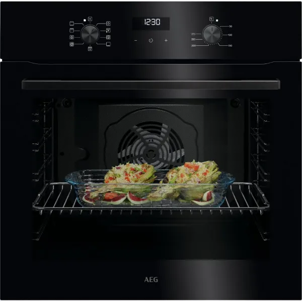 AEG OU5AB20XK 59.6cm Built In Electric Single Oven - Black_main