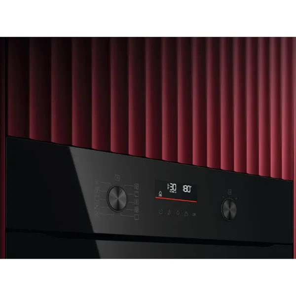 AEG OU5PB40XK 59.6cm Built In Electric Single Oven - Black_controls 3