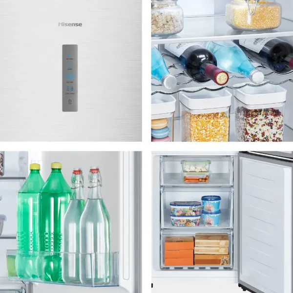Hisense RB395N4BCE 60/40 Total No Frost Fridge Freezer - Stainless Steel_features