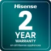Hisense RB395N4BCE 60/40 Total No Frost Fridge Freezer - Stainless Steel_warranty