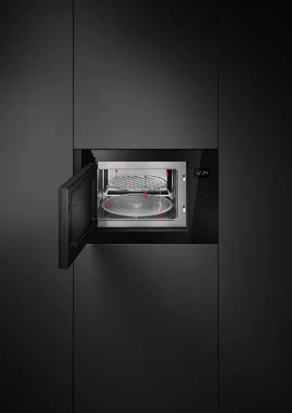 Smeg FMI225BI 25 Litres Built In Microwave - Black