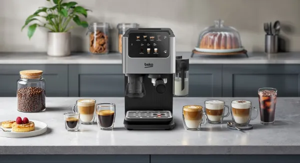 Beko CED7524X Espresso Machine with Integrated Grinder and Milk Cup - Silver_product