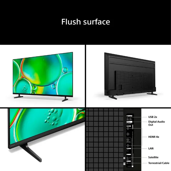Sony K75S25M2PB.UKA 75" 4K BRAVIA 2 II Direct LED Google TV_flush surface