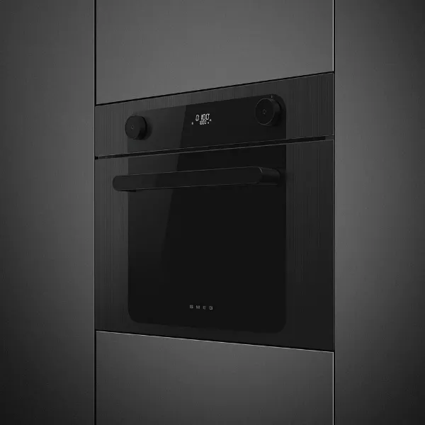 Smeg SO4201M1BI 40 Litres Built In Combination Microwave - Black