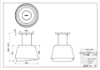 Faber Belle Plus KL  Gold / Warm Dark Grey Matt 69.5cm Cooker Hood_diagram