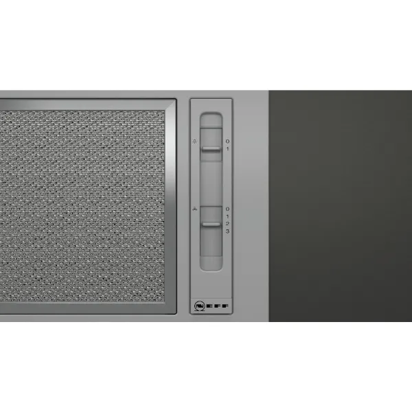 Neff D51NAA1C0B Canopy cooker hood in Anthracite_controls