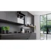 Siemens LB77NAC60B Canopy cooker hood in black_installed