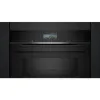 Siemens CM736G1B Built-in compact oven with microwave function in black_controls