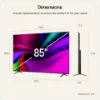 LG 85NU900B6LA.AEK 85" 4K UHD NANO AI Smart TV_dimensions