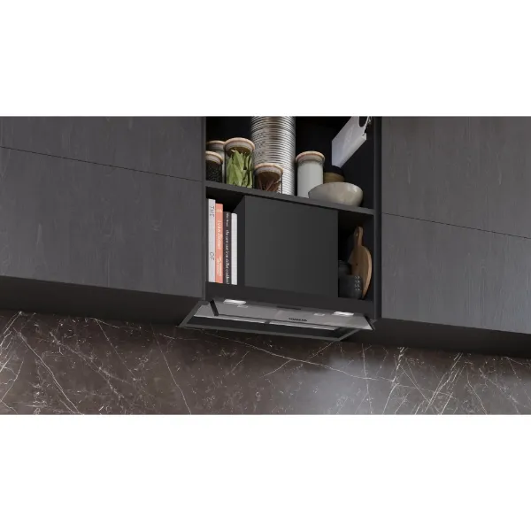 Siemens LJ65BCC60B Integrated Design Hood in Matt Black _above
