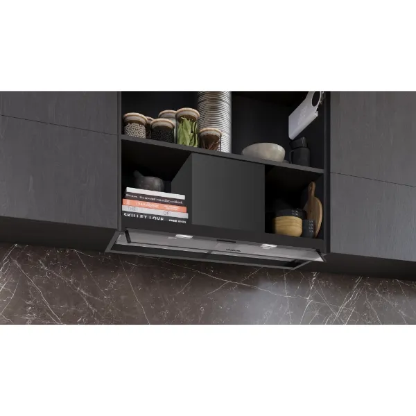 Siemens LJ95BCC60B Integrated Design Hood in Matt Black _above