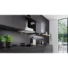 Siemens LB75566GB Canopy cooker hood in silver metallic_above