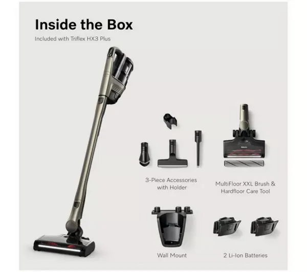 Triflex HX3 Plus  Cordless Vacuum - Titanium Pearl_contents