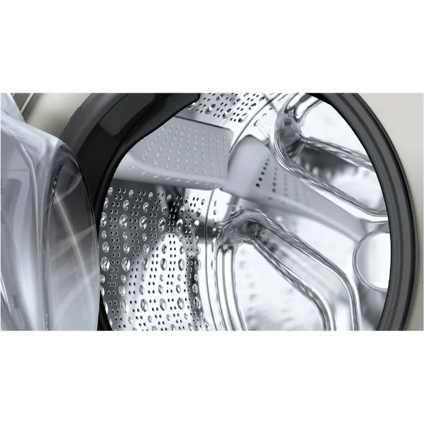 Siemens WG56H2AXGB Washing machine front loader in silver inox_drum
