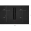 Siemens EX81AHL26E Induction hob with integrated ventilation system in matt black_dimensions