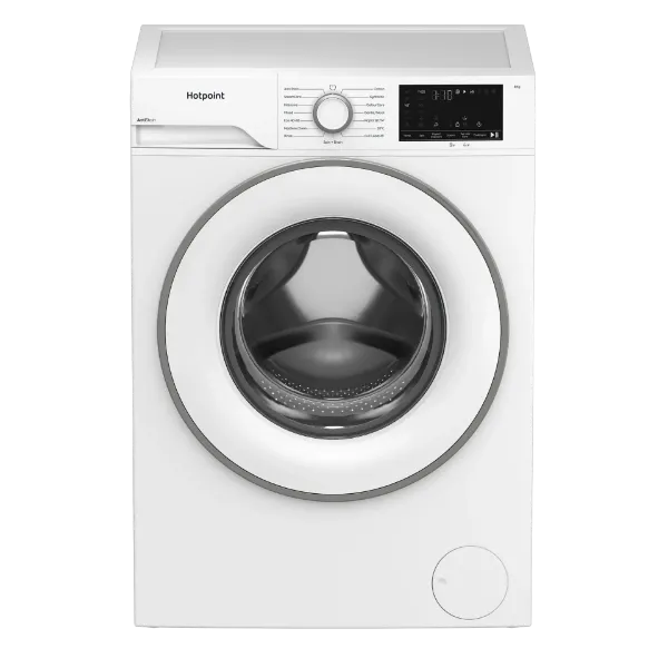 Hotpoint HEV841WUK 8kg 1400 Spin Washing Machine - White_main