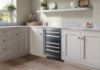 Rangemaster RDZ6046SS/ 126180 60cm Dual Zone Wine Cooler in Stainless Steel_installed
