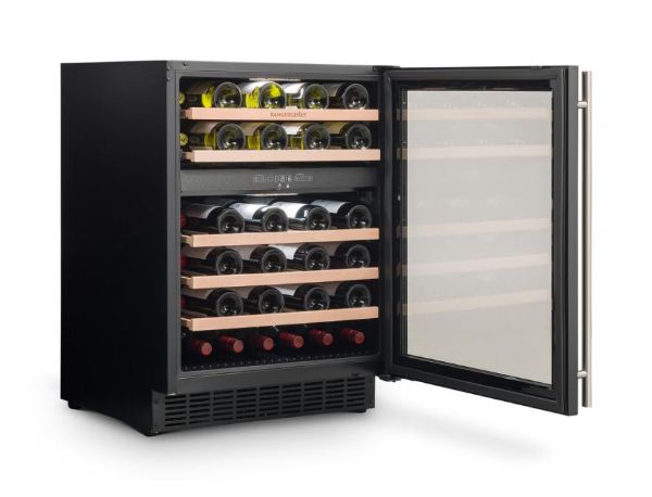 Rangemaster RDZ6046SS/ 126180 60cm Dual Zone Wine Cooler in Stainless Steel_open