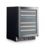 Rangemaster RDZ6046SS/ 126180 60cm Dual Zone Wine Cooler in Stainless Steel_side