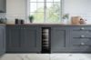 Rangemaster RWC3018BL/ 126150 30cm Wine Cooler in Black with Stainless Steel Trim_installed
