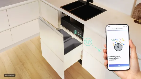 Bosch BCRI3BX1 Built-in Robot vacuum cleaner_smart