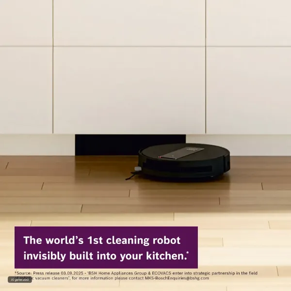 Bosch BCRI3BX1 Built-in Robot vacuum cleaner_kitchen