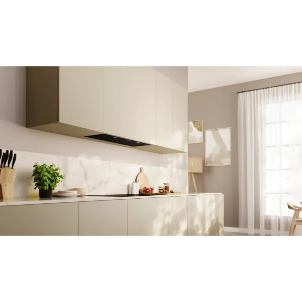 Neff D86NAC1S0B Canopy cooker hood in black_installed