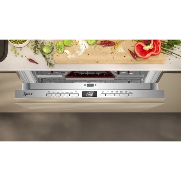 Neff S195HCX17G Fully-integrated dishwasher_controls