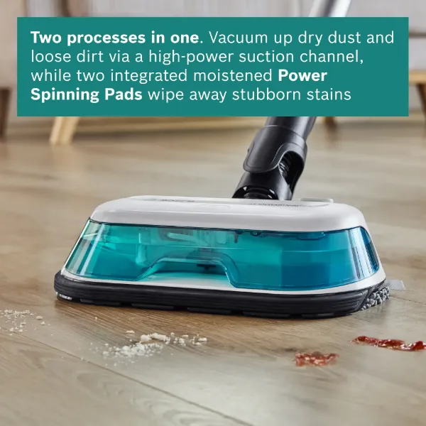 Bosch BCS72HYGGB Cordless 2 in 1 Vacuum and Mop Unlimited 7 Aqua White_two