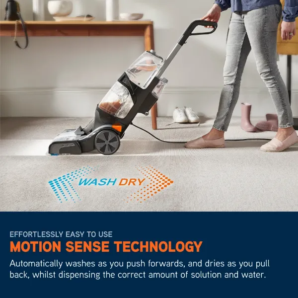 VAX CDCW-SWXC Platinum SmartWash Classic - Silver & Blue_motion sense 
