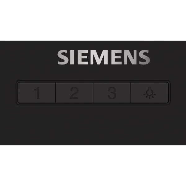 Siemens LC95BCC60B Wall-mounted cooker hood in matt black _controls