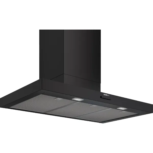 Siemens LC95BCC60B Wall-mounted cooker hood in matt black _front